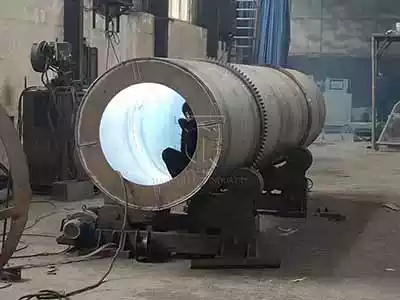 Fertilizer coating machine