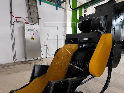 BB fertilizer raw material discharging conveying from batching silo