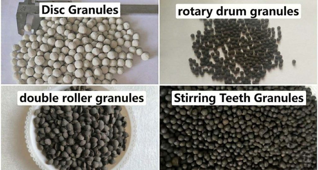 different granulator granules