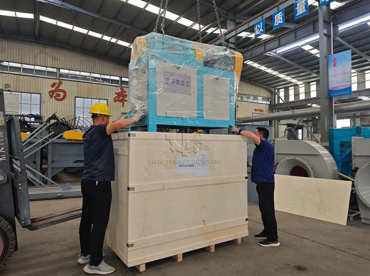 double roller granulator shipment 01