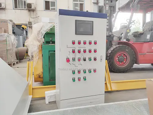 PLC intelligent touch screen control cabinet of BB fertilizer production equipment